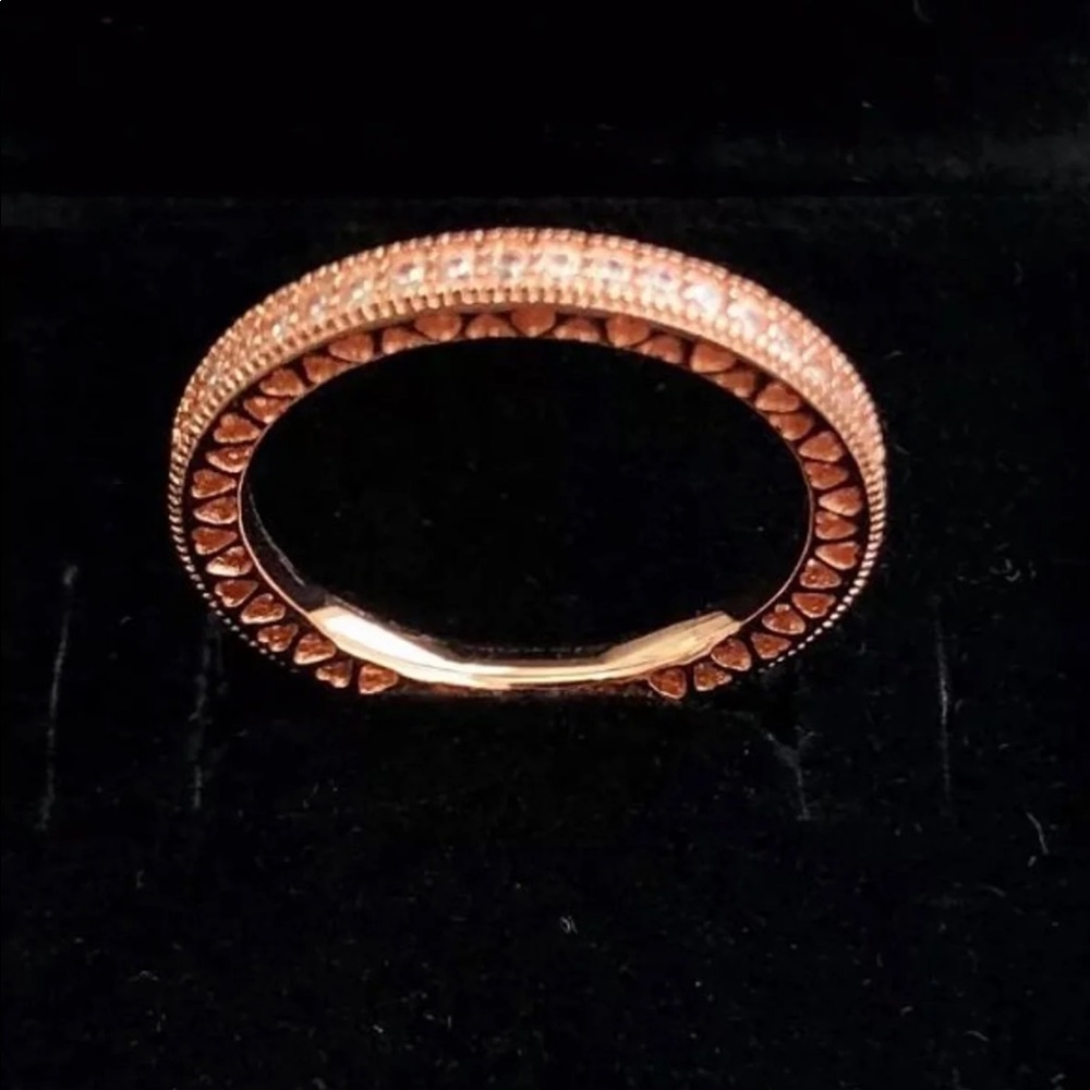Authentic Pandora Rosa gold ring